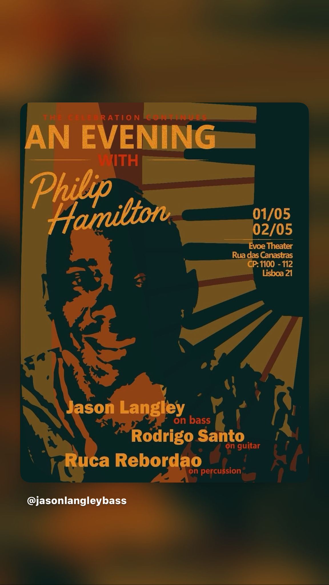  Philip Hamilton - An Evening - 2 de maio - 21h00
